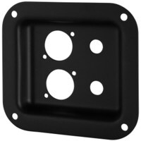 Main product image for Penn-Elcom D01K Dish Two 1/4" & Neutrik D Black 4" 262-322